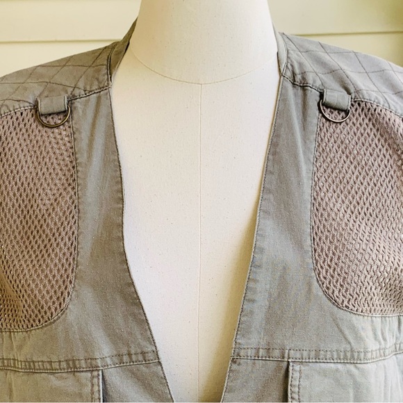 Vintage Domke PhoTOGS Vest Utility Mens XL Cotton Khaki Pockets Photographer - Picture 5 of 11